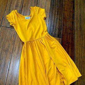 Dot Dot Smile LuLaRoe Lucy Twirl Dress Sz 7